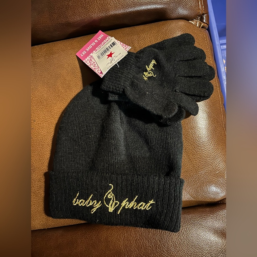Kids hat and glove for winter